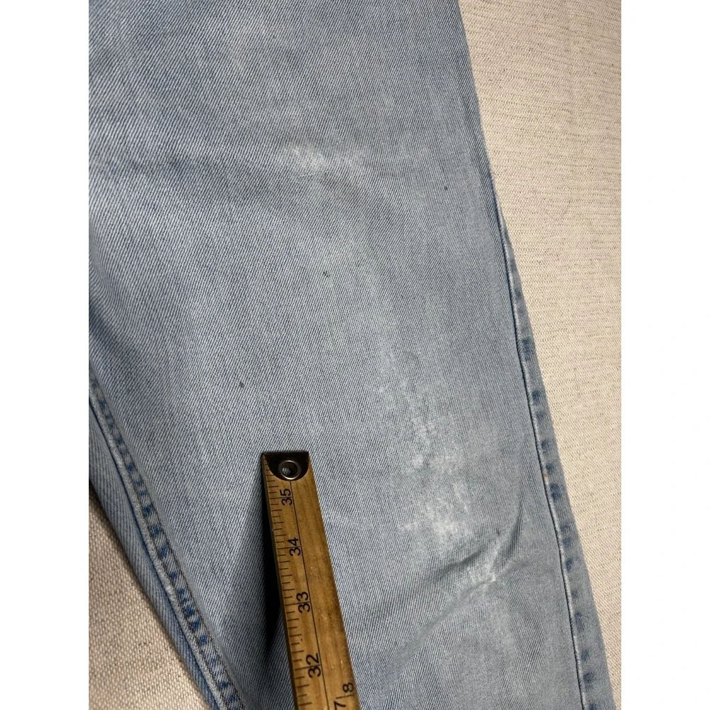 Vintage Levi's 505 Regular Fit Jeans Men's 36x34 USA  Light Wash Straight Leg